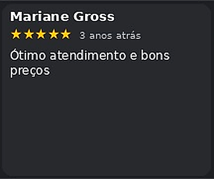 Avaliação de cliente da Agro Du Cleiton